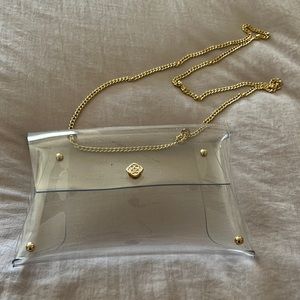Kendra Scott Clear Clutch Purse stadium bag